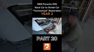 PART 34 | 1969 Porsche 911 S Race Car to Street Car Restoration | #shorts #porsche #restoration
