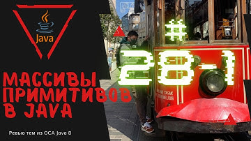 28 1 Массивы Примитивов в Java