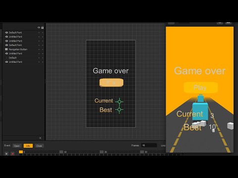 BUILDBOX 3 tutorial 4: Make a road shooter Game - Create current and ...
