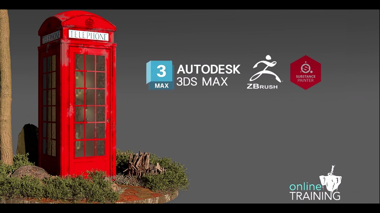 How to create a British red telephone box step by step