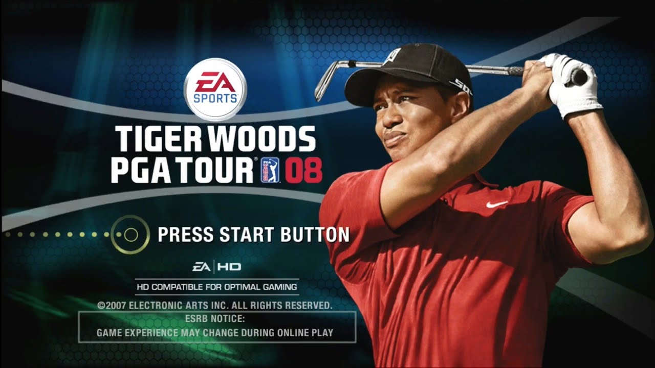 tiger woods pga tour 08 gameplay