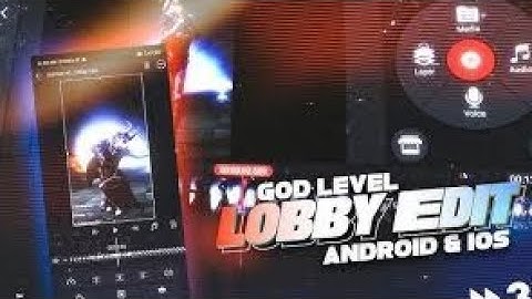 Make God Level Lobby Edit On Android | Alight Motion | Kinemaster | Lobby video edit  | pubg mobile