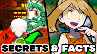 99% OF PLAYERS NEED TO KNOW THESE SECRETS \& FACTS about Pokemon Omega Ruby \& Alpha Sapphire