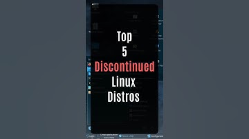 Top 5 Discontinued Linux Distros #linux