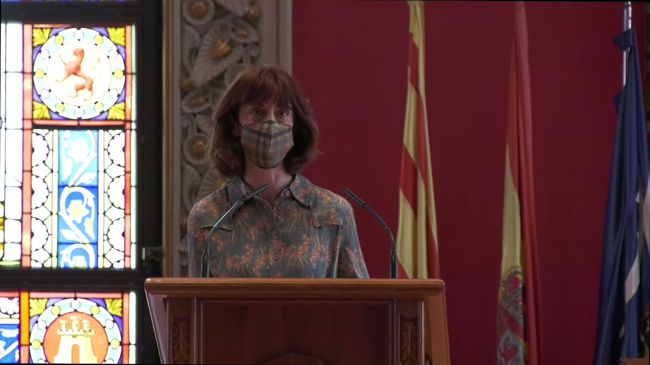 Intervención de IRENE VALLEJO, Alumna Distinguida 2021