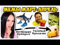 ВСЕ МЕМЫ МАРТА И АПРЕЛЯ!🐔ЧИКЕН ЖОКЕЙ МАЙНКРАФТ ФИЛЬМ МЕМ - небуди Реакция