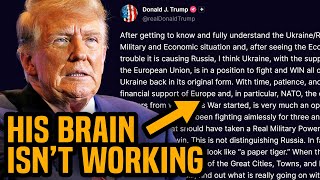 Trump DEMENTED word salad as it all falls apart