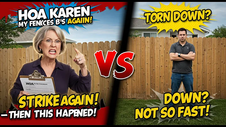 HOA Karen DEMANDS My Fence Be Torn Down — Then THIS Happened!