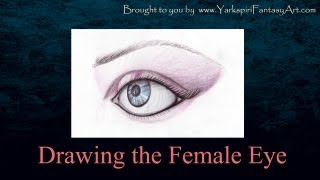 Female Eye (How to Draw) - Art Illustration Drawing