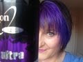 Review &#39;Ultra Indigo&#39; by Ion. On a mission for a lasting purple lavender hair colour.