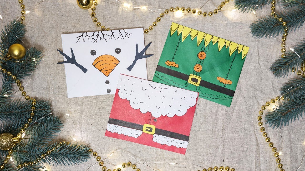 MELLIEX 12 Pezzi Biglietti di Natale Carte Regalo di Natale Fai Da Te, Inviti di Personalizzati con Buste e Adesivi