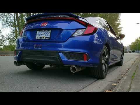 2017 2.0 NA Civic Coupe LX with Rv6 Downpipe and Magnaflow Exhaust Sound Clip