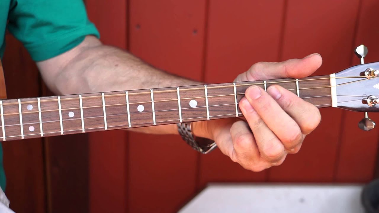 Basic Chord Patterns for Tenor Guitar (tuned CGDA) Key of C and F - YouTube
