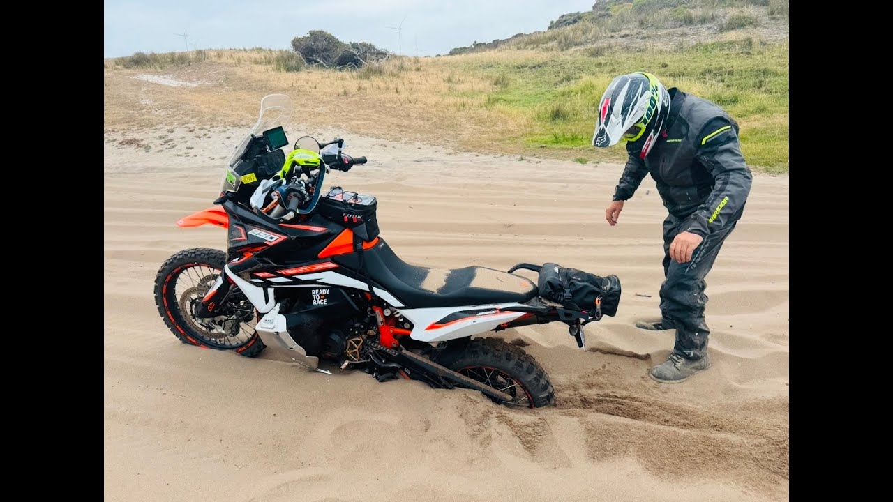 Alexiou KTM Adventure - with Boydy Trev Peter Aaron Kon  -  Tasmania Jan 2025 Pieman River