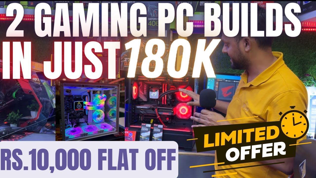 LIMITED EDITION GAMING PC BUILD IN NEHRU PLACE | 2 GAMING PC IN JUST ...