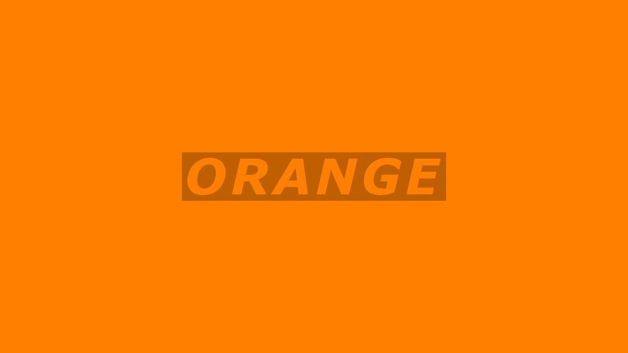 Оранжевый фон / Orange background