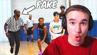 Reacting to JiDion Fake Referee at Basketball Tournament Prank!