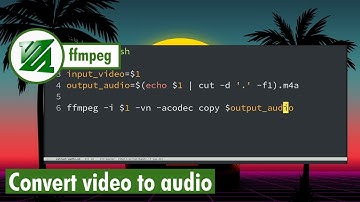 ffmpeg - Convert video to audio