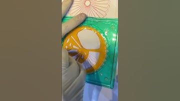 Spirograph Ruler Design ASMR Satisfying #shortvideo #ytshorts #shorts