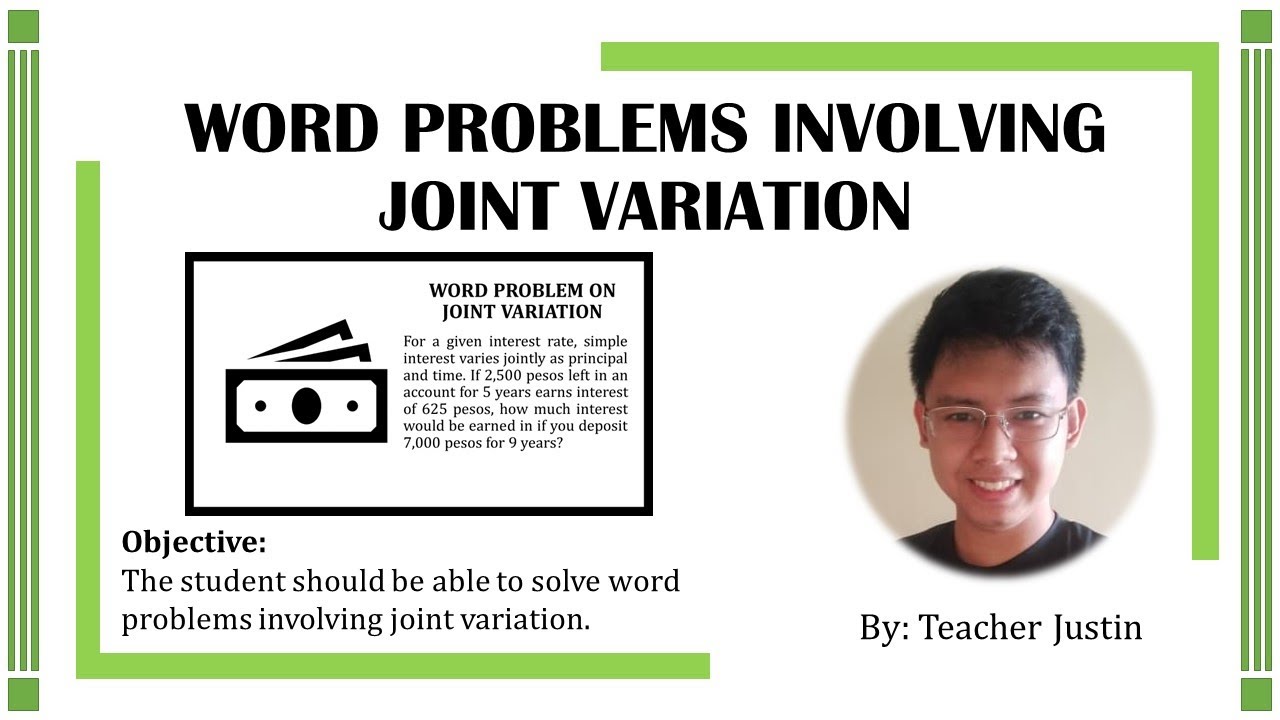 problem solving involving joint variation