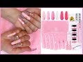 MAKARTT Pink Polygel Kit Review, Swatches, and Tutorial | Chanel Glitter Glass Bling Nail Design