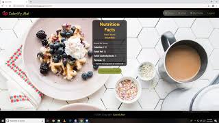 Calorify Me - An App which calculates calories Needed | Software Engineering Course's Project screenshot 2