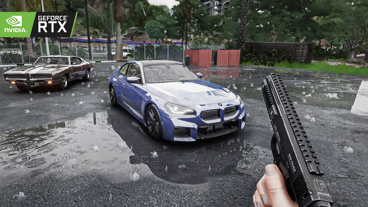 GTA 5 - 8k Rain Reflections Enhancement | Ray Tracing Ultra Realistic ...