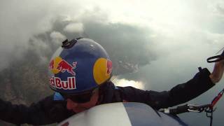First ever wingsuit jump
