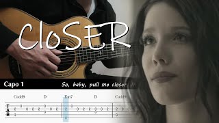 Closer - The Chainsmokers ft. Halsey Fingerstyle Guitar