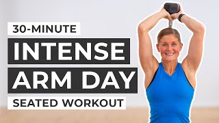 30Minute Intense Arm Workout (Seated)