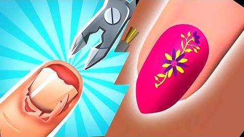 Nail Salon 3D Color, Style Decorate Teen Girls Makeover (Lion Studios) Android Gameplay