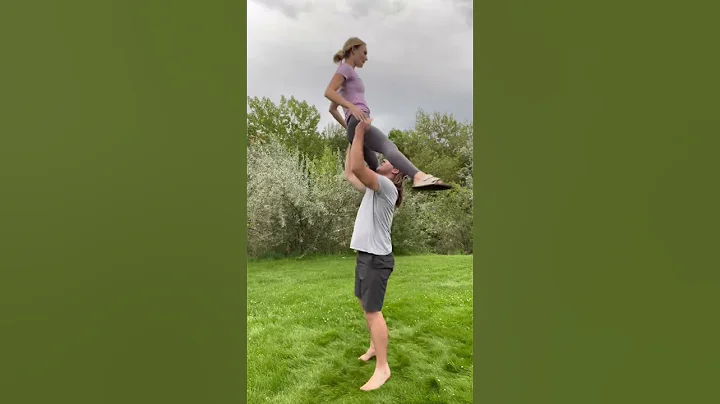 Partner stunt: Acro #acro #cheer #duodance #partnerfitness #gymnastics