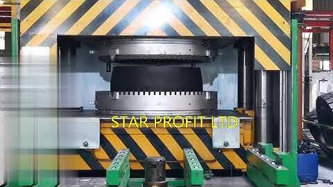 Solid tire curing press, solid tyre vulcanizing machine