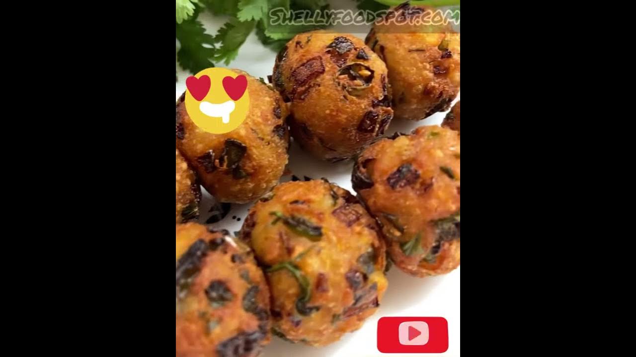 Vegan Crispy Potatoes BallsPotato Balls Without Egg and breadcrumbs