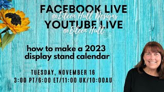 How to Make a 2023 Display Stand Calendar