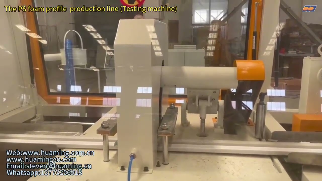 The PS foam profile  production line Testing machine