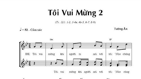 Đáp Ca Chúa Nhật I Mùa Vọng Năm A - Tôi Vui Mừng 2 || Tường Ân