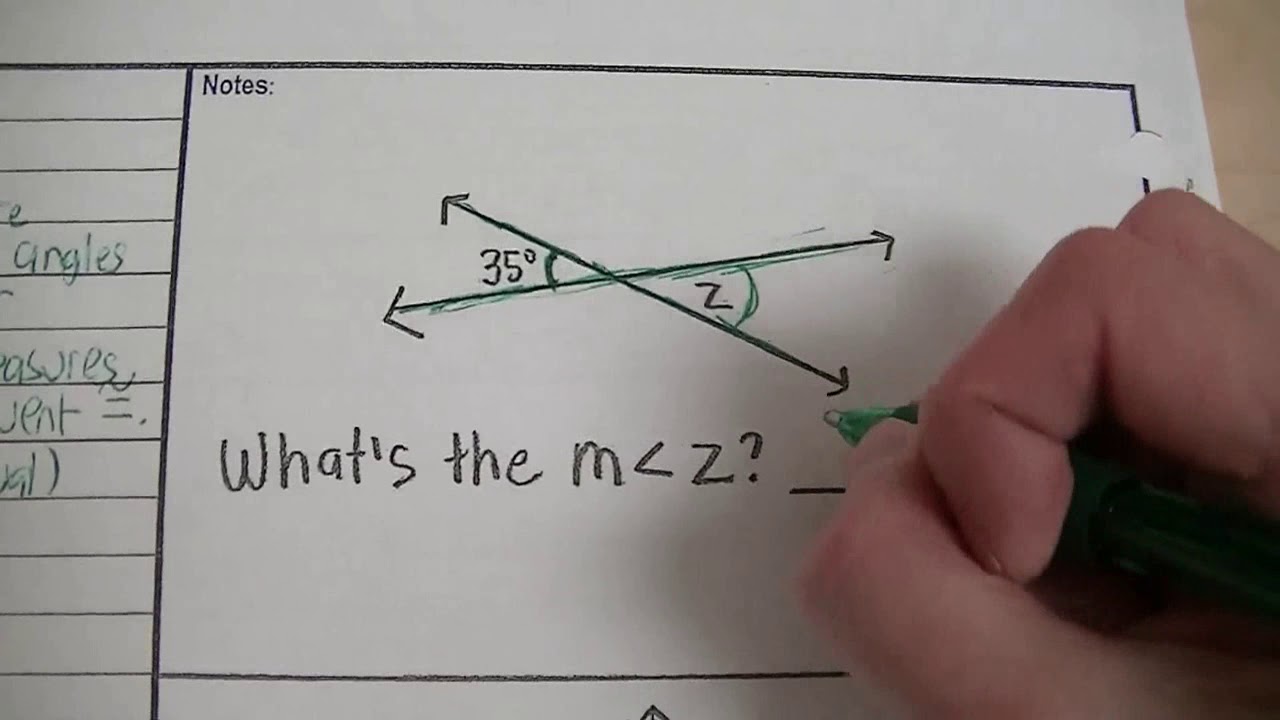 Finding Unknown Angle Measures - YouTube