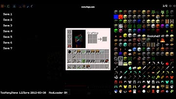 Minecraft 1.2.5 Mod Showcase Too Many Items