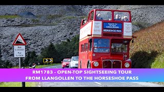 OLD London Bus Sightseeing Tour in North Wales.