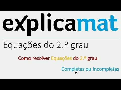 Capa: Domínios, equações e inequações — Equações do 2.º Grau