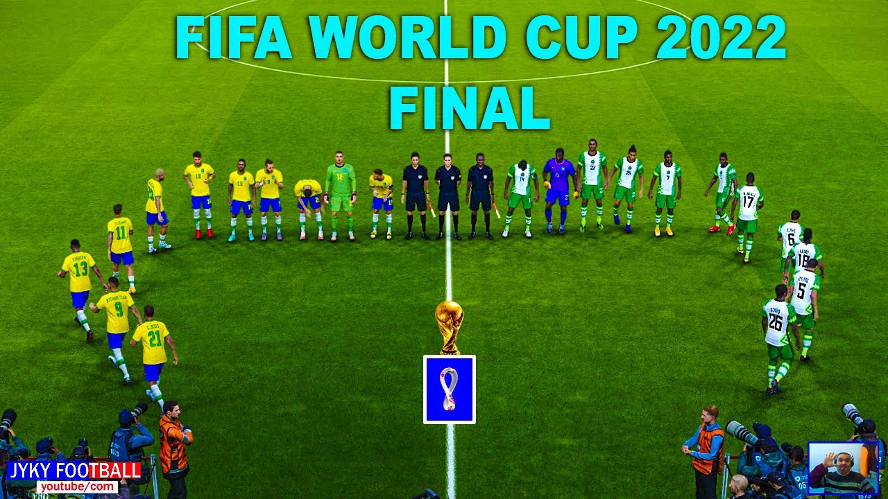 PES - BRAZIL vs NIGERIA - Final FIFA World Cup 2022 Qatar - Full Match HD - eFootball Gameplay PC