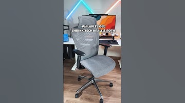 Một chiếc ghế công thái học rất khác biệt và ngồi cũng siêu thích luôn #nghiensetup #ghecongthaihoc