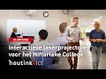 Interactieve laserprojectoren voor het niftarlake college  heutink ict