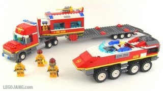 LEGO City 4430 Fire Transporter review!