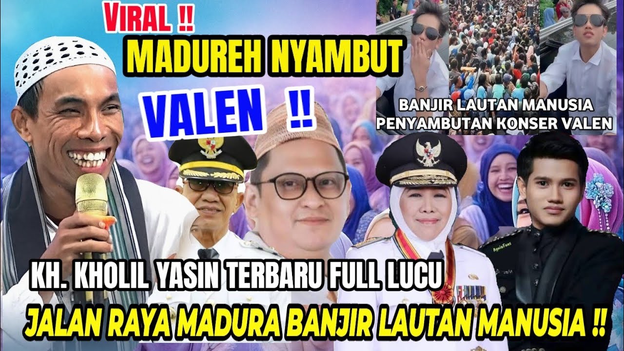 KH. KHOLIL YASIN TERBARU 2026 | Madureh Nyambut Valen! Jalan Raya Madura Banjir Lautan Manusia 😂🔥