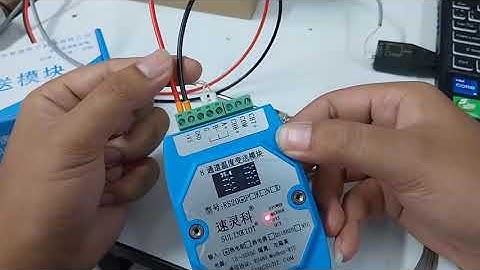 RS20P Module PT100 to RS485 แปลงค่าเซนเซอร์ PT100 เป็น Modbus RS485
