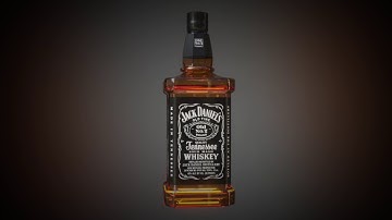 Jack Daniels Bottle 3d Modle