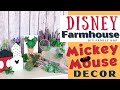 Disney Dollar Tree DIY | MUST TRY Mickey Mouse DIY | Farmhouse Disney |  Family theme