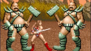 Golden Axe (Arcade) All Bosses (No Damage)